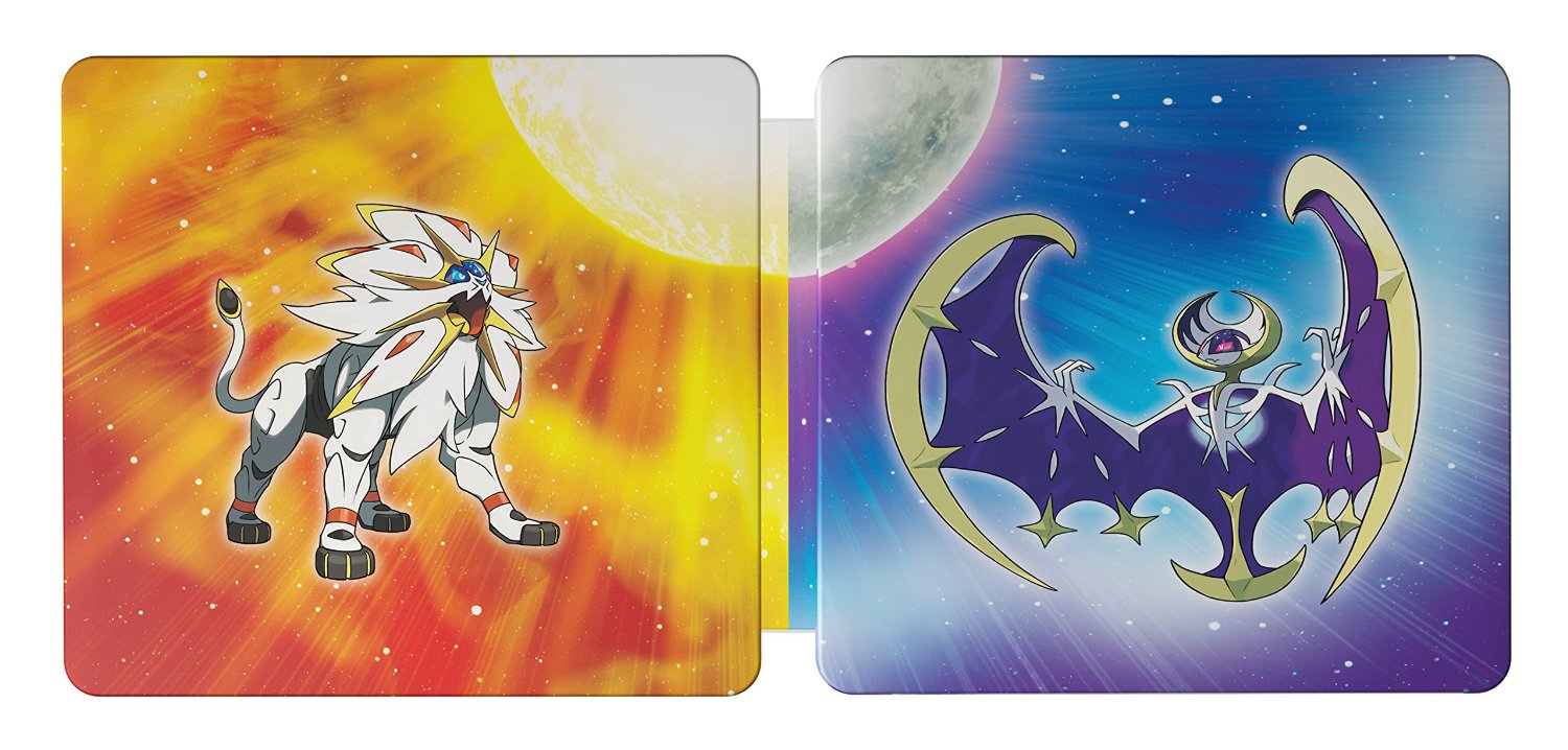 Pokemon Sun and Moon Steelbook Dual Pack announced for US and Canada.
